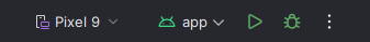 Run/Debug Buttons