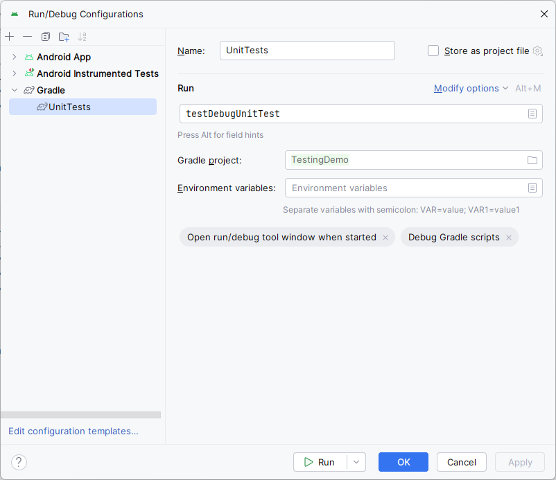 Unit Test Setup 2